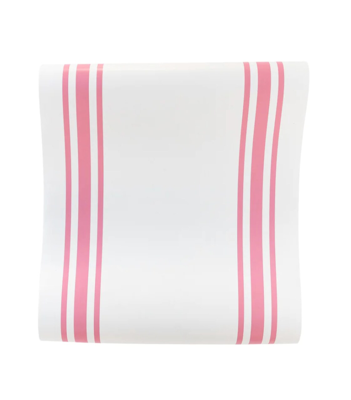 Elegant Pink Striped Paper Table Runner – 16" x 10' | Perfect for Easter Brunches, Baby Showers & Spring Parties